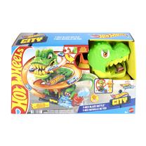 Autotrase Mattel Hot Wheels T-Rex Blaze Battle JBM73, zaļa krās./oranža krās.