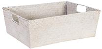Nešiojimo krepšys Home4you, balta sp., 14 x 37 x 28 cm
