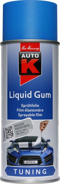 Auto krāsas Auto K Liquid Gum, 0.4 l, zila krās.