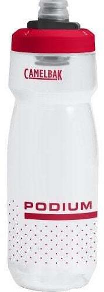 Ūdens pudele Camelbak Podium, caurspīdīga krās./sarkana krās., 0.620 l