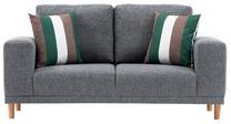 Sofa Hanah Home Franz 2-Seat, pilka sp., 162 x 82 cm x 87 cm