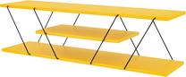 ТВ стол Kalune Design Canaz, желтый цв., 120 см x 60 см x 33 см
