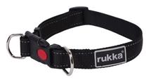 Ошейник для собак Rukka Bliss Polar, черный цв., 450 - 700 мм x 30 мм, L