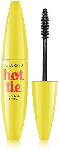 Blakstienų tušas Claresa Hottie, 12 ml, juoda sp. 01 deep black