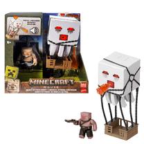 Figūrėlių rinkinys, su priedais Mattel Minecraft Movie Blast Attack Ghast JFB69, 2 vnt., įvairių spalvų