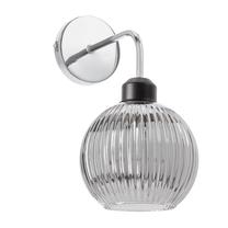 Lampa sienas Candellux Lighting Verton 21-48493, E27, 1 x 40 W, sudraba krās. / hroma krās.