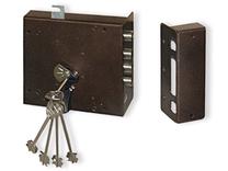 Papildus slēdzene, mehāniska ar atslēgu Border ZN4-8K/T3/75NŠ1-002/86108/100, metāls