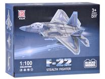 Konstruktorius, lėktuvas F-22, pilka sp.