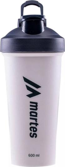 Sporta pudeles un šeikeri Martes Rix, balta krās./melna krās., silikons/polipropilēns (pp), 0.6 l