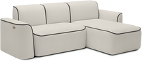 Kampinė sofa Ume, smėlio sp., 190 x 287 cm x 88 cm
