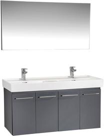 Vonios kambario baldų komplektas Kalune Design Carlsbad 120, pilka sp., 46 cm x 118 cm x 53 cm