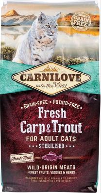 Kuiv kassitoit Carnilove Sterilised Adult, kalaliha/forell, 6 kg