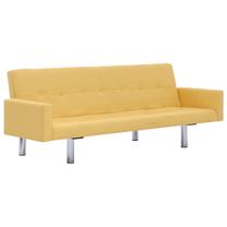 Sofa-lova VLX Polyester, geltona sp., 184 x 77.5 cm x 66.5 cm