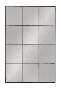 Spogulis Miloo Laviano, stiprināms, 60 cm x 90 cm, melna krās.