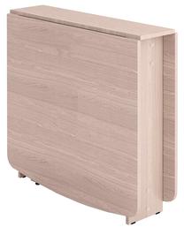 Valgomojo stalas išskleidžiamas DaVita, smėlio ruda, 165 cm x 85 cm x 76 cm