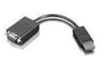 Kabelis Lenovo Monitor Cable 57Y4141 Displayport, VGA, 0.2 m, melna krās.