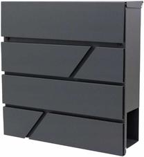 Pašto dėžutė AWTools 45, juoda sp., 10.5 cm x 37 cm x 37 cm