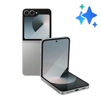 Mobilais telefons Samsung Galaxy Z Flip 6, 256 GB, silver shadow krās.