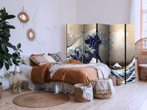 Širma Artgeist The Great Wave Off Kanagawa Ii, įvairių spalvų, 225 cm x 172 cm