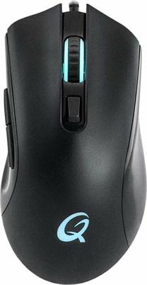 Laidinė žaidimų pelė Qpad DX120, juoda sp.