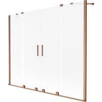 Vannas siena Mexen Velar Duo, 180 cm x 150 cm, brushed copper krās./matēta faktūra