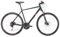 Velosipēds tūristu Cube, 28 ", 25" rāmis, melna krās./sarkana krās.