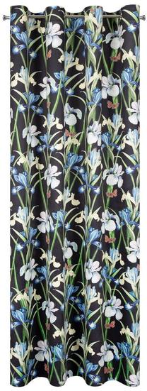 Naktinė užuolaida ZKEH-01, juoda sp./mėlyna sp., 140 cm x 250 cm