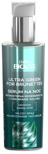 Matu serums Biovax Glamour Ultra Green For Brunettes, 100 ml