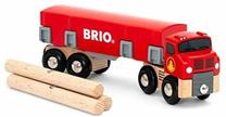 Žaislinis sunkvežimis Brio Lumber Truck 33657, raudona sp.