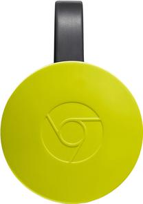 Multimedijos grotuvas Google Chromecast 2, geltona sp./chromo sp. Prekė su pažeista pakuote.