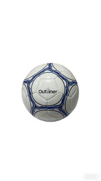 Futbolo kamuolys Outliner, 5 dydis, balta sp./geltona sp./žalia sp.