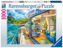 Dėlionė Ravensburger Drive to a Tropical Island 169481V, 70 cm x 50 cm, 1000 vnt., įvairių spalvų