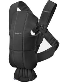 Ķengursoma BabyBjorn Carrier Mini, melna krās.
