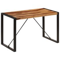 Stalas VLX, ruda sp./juoda sp., 120 cm x 60 cm x 76 cm