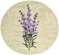 Vonios grindų kilimėlis Foutastic Lavender 359CHL1672, įvairių spalvų, 100 cm x 100 cm, Ø 100 cm