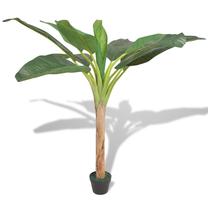 Dirbtinis augalas vazone, bananmedis VLX Banana Tree, žalia sp., 150 cm