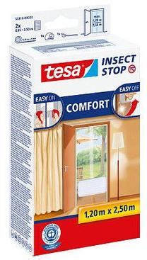 Moskītu tīkls Tesa Insect Stop Comfort, balta krās., 250 cm x 120 cm