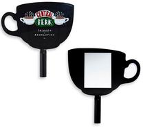 Kosmētiskais spogulis Makeup Revolution London Friends Central Perk, melna krās.