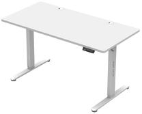 Datorgalds regulējams augstums Mark Adler Leader 7.4, 140 cm x 70 cm, 72 - 118 cm, balts krās.