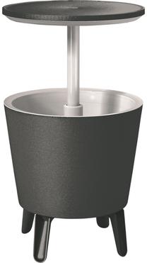 Aialaud Keter Cool Bar, valge v./hall v., 49.5 cm x 49.5 cm x 57 - 84.5 cm