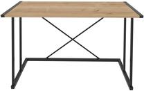 Kirjutuslaud Kalune Design Adelaide 322RTC1385, 114 cm x 60 cm, 75 cm, tamm v./must v.