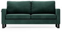 Sofa Homede Corni, tamsiai žalia sp., 180 x 90 cm x 86 cm
