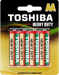 Baterijas Toshiba, AA