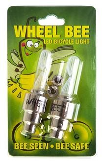 Dviračio LED lemputė Wheel Bee Twister LED Lights 950034, metalas, žalia sp., 16", 2 vnt.