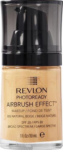 Skystas makiažo pagrindas Revlon Photoready Airbrush Effect, SPF 20, 005 natural beige, 30 ml