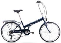 Велосипед складная Romet, 24 ″, 15" рама, темно-синий цв.