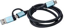 Vads i-Tec USB Type-C To USB Type-C USB Type-C, USB Type C, 1 m, zila krās.
