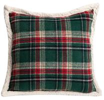 Dekoratyvinės pagalvėlės užvalkalas Homla Grella 004765, raudona sp./žalia sp./rusva sp., 45 cm x 45 cm