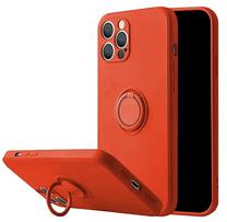 Telefona vāciņš Mocco Pastel Ring Silicone Back Case for Xiaomi Redmi Note 9T, sarkana krās., Xiaomi