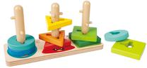 Сортировщик форм Hape Monster Twist & Stack, многоцветный, 10 шт.
